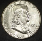 1955 Bugs Bunny Franklin Silver Half Dollar BU+