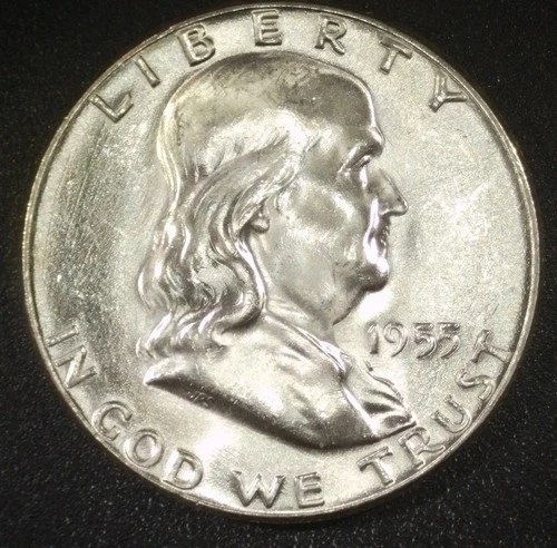 1955 Bugs Bunny Franklin Silver Half Dollar BU+