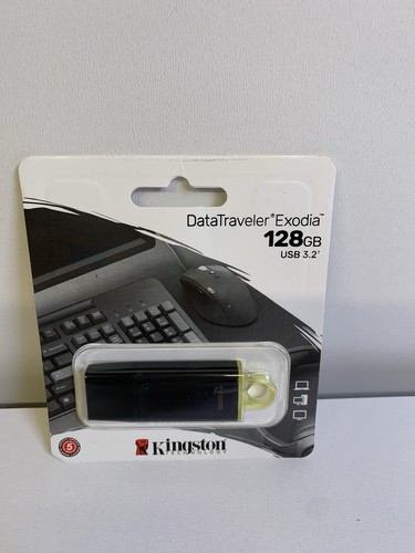 Kingston USB 3.2 128 GB Speicherstift USB-Stick DataTraveler