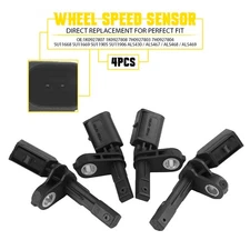 4PCS ABS Wheel Speed Sensor Fit AUDI Volkswagen VW Beetle Golf Jetta Passat CC
