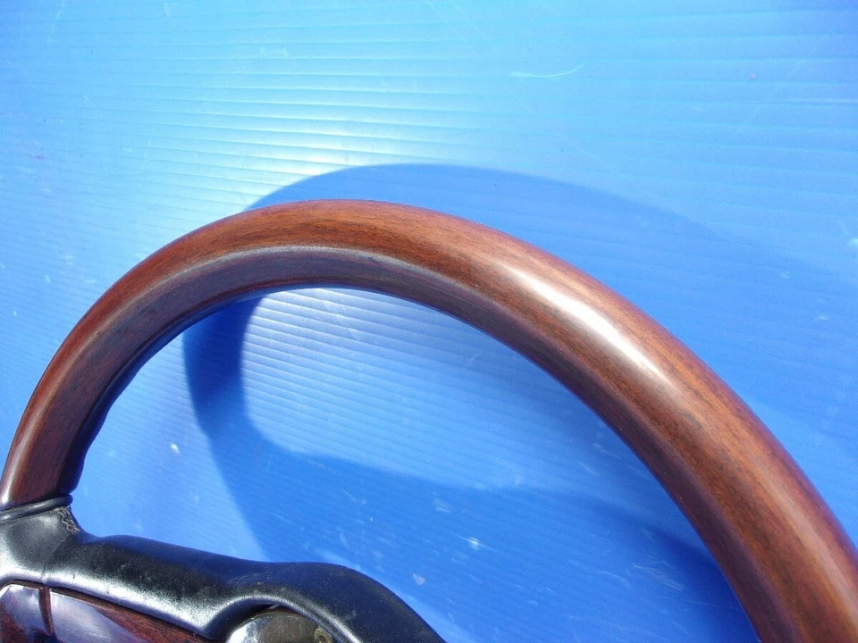 BBS Italvolanti Leder lenkrad Wood Leather Steering Wheel 365mm - Image 4 of 4