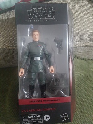 Star Wars Bad Batch Vice Admiral Rampart Black Series 6'' Figur Neu