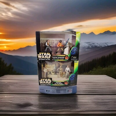 Star Wars Purchase of the Droids & Cantina Showdown Cinema Scenes POTF 1997 New