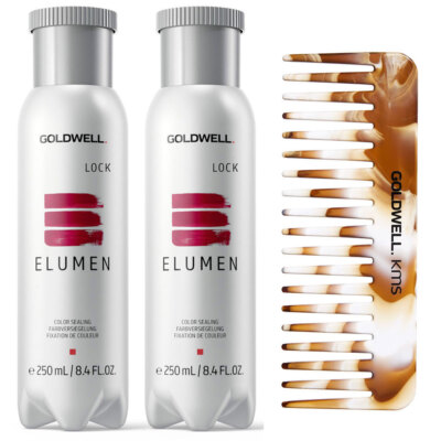 Goldwell Elumen Lock 2x 250 ml + SUNKISSED Kamm