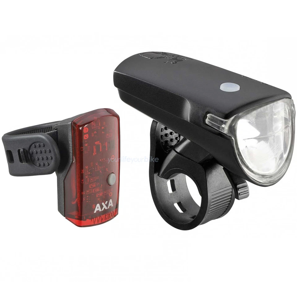 AXA GREENLINE 35 FAHRRAD LICHT SET USB SCHEINWERFER LED AKKU FRONT LEUCHTE STVZO - Bild 1 von 1