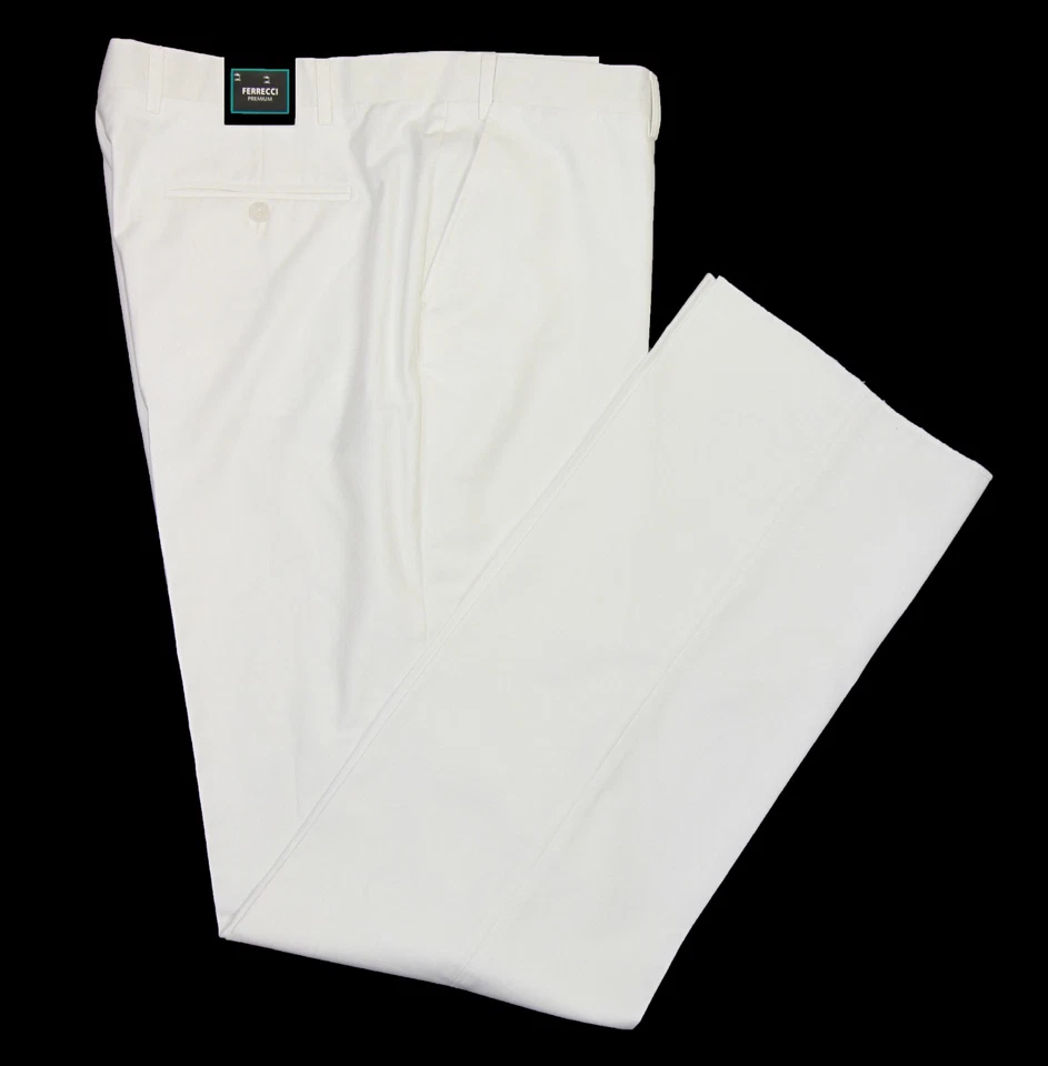 Esmoquin Ferrecci Para Hombre Premium Dos Piezas Ultra Cómodo Calce Ajustado, Blanco, 50L 44W Foto 4 de 4