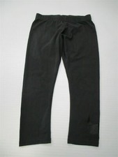 NIKE Youth Girl's Size L Pull On Gray Logo Organic Cotton Leggings