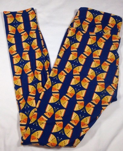 LuLaRoe Leggings OS One Size Blue with 
