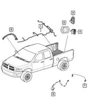 Genuine Mopar 2015 Ram 3500 Electrical Chassis Wiring Harnesses 68251222AC