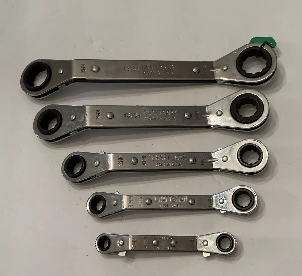 Craftsman offset ratchet wrench set deals