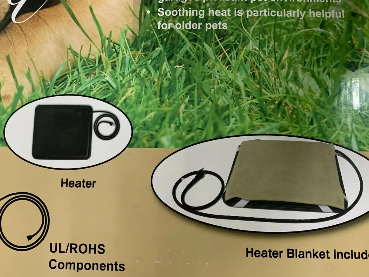 Large Indoor Outdoor Dog House Patio Kennel Floor Heater Mat w