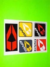 EVS SPORTS KNEE BRACES RACE COLLAR MOTOCROSS ATV UTV QUAD MOTORCYCLE STICKERS #&