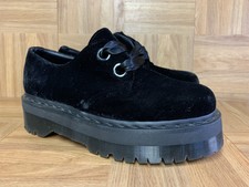 dr martens holly ribbon flatform shoes