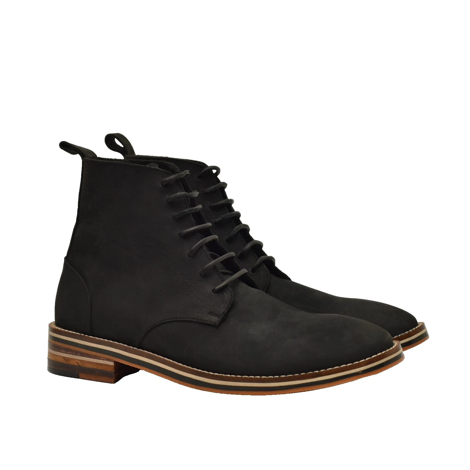 Men's Slip Resistant Biker Boots