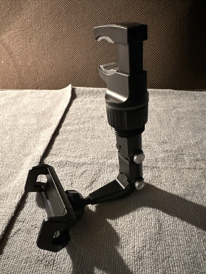 Car Mount Holder Cellphone Stand Rear-View Mirror Clip 360 Universal - Image 3 of 4