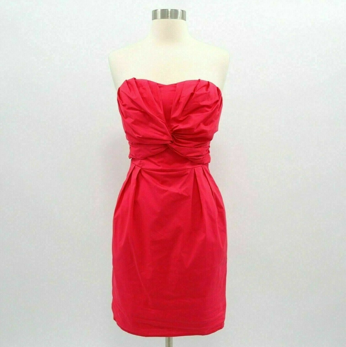 women's hot pink sequin dress Bedazzle Opened Back Mini NeckWhich Allows For A main image 1