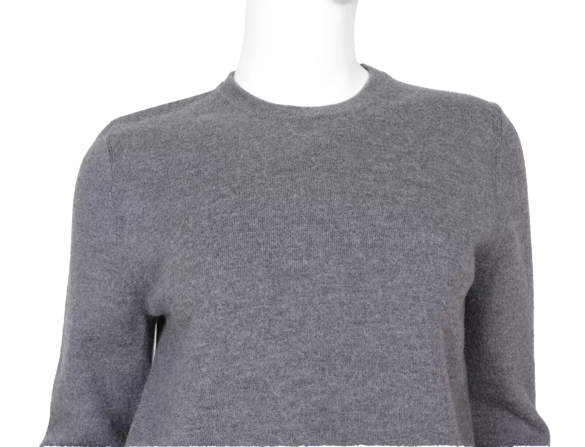 Women's Burberry Brit 100% Wool Grey Sweater Size M 180/96 | eBay