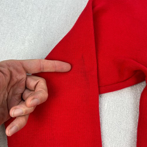 Vintage Varsity Letterman Cardigan Sweater Mens M Red "H" Yaeger Swimming 60s - Picture 6 of 13