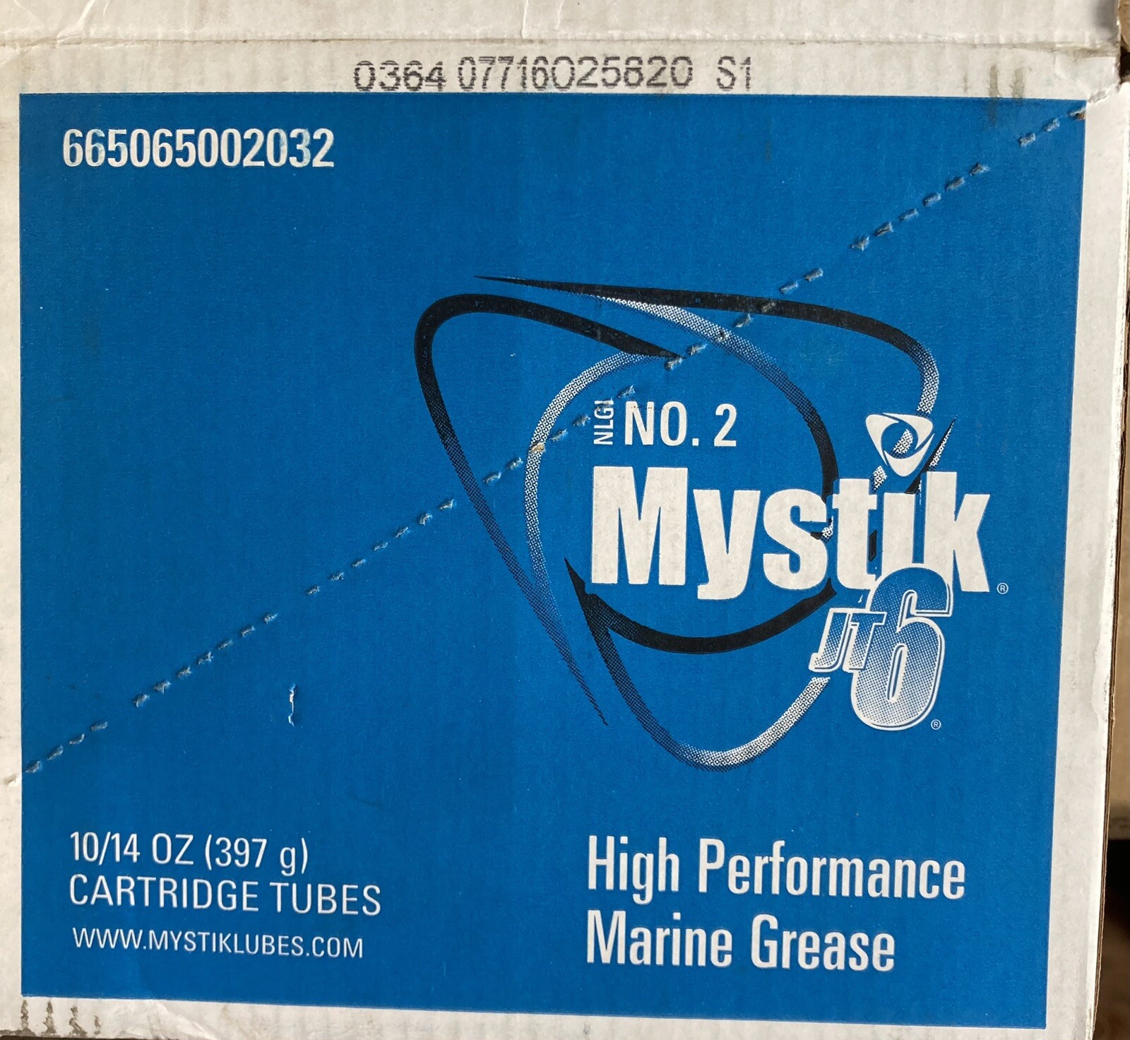20Ct Mystic JT6 HiTemp NLGI 2 MultiPurpose Grease Cartridge Tubes