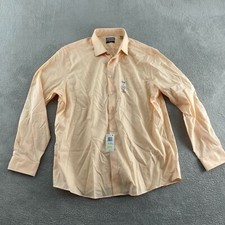 Michael Kors Mens Light Orange Dress Shirt XL Regular Fit 17 1/2 34/35 NWT 5735