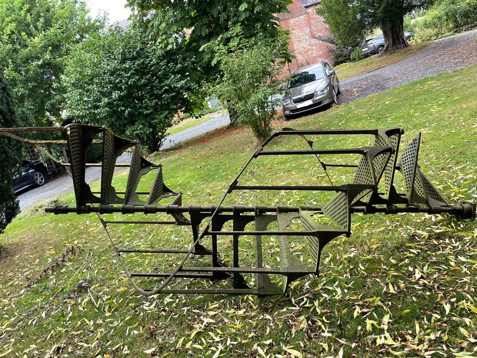 Victorian Spiral Cast Iron Staircase eBay