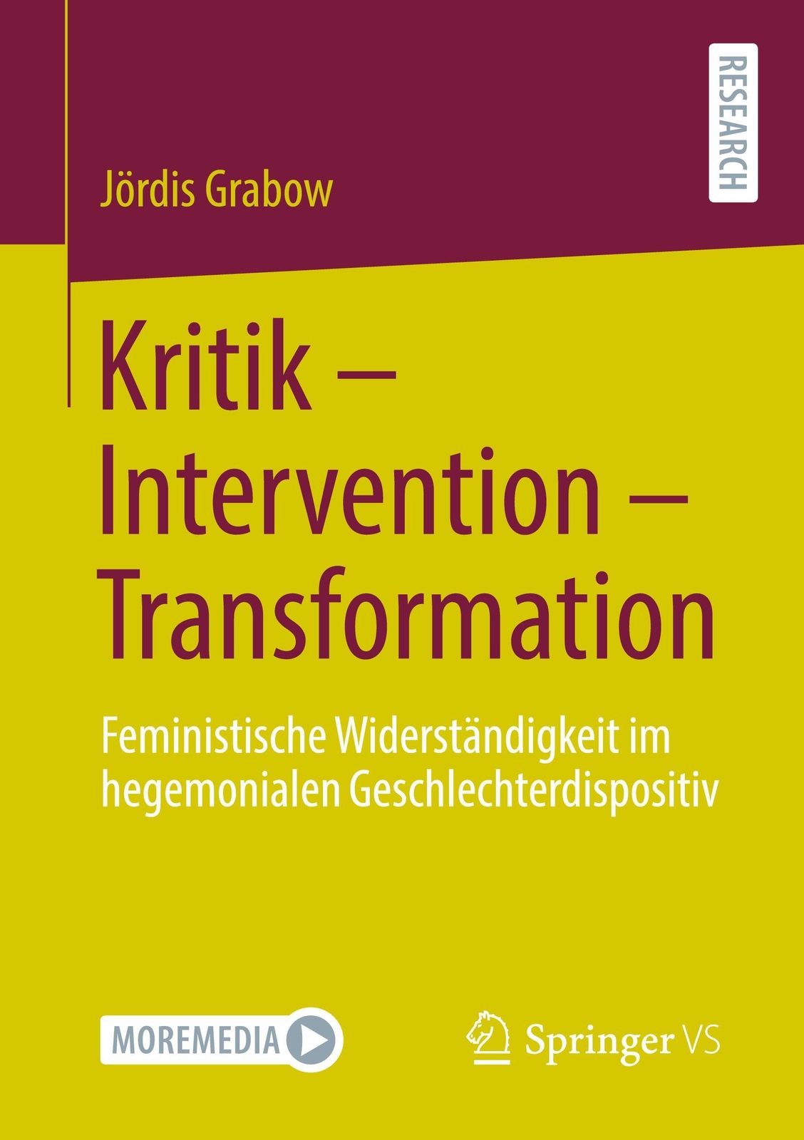 Thumbnail - Kritik - Intervention - Transformation Jördis Grabow Taschenbuch Xv