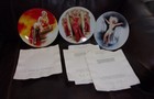 3 Marilyn Monroe Plates RIVER OF NO RETURN Marry A Millionaire NO BIZ LIKE SHOW — photo 1