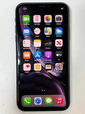 Apple iPhone XR 64GB Black Straight Talk | Rare iOS 14 (14.7 Apple iPhone XR 64GB Black Straight Talk | Rare iOS 14 (14.7