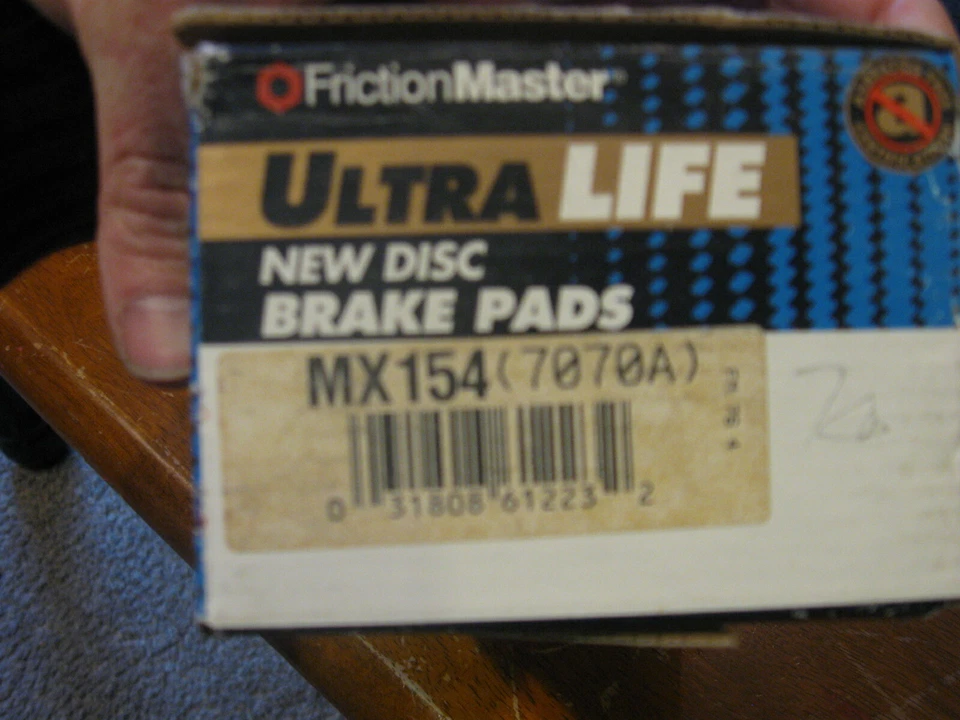 NEW LOT of 3 Friction Master Ultra Life Disc Brake Pad blue # MX154 / 7070A - Image 2 of 4