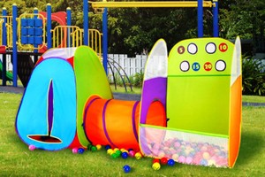 kid active pop up tunnel