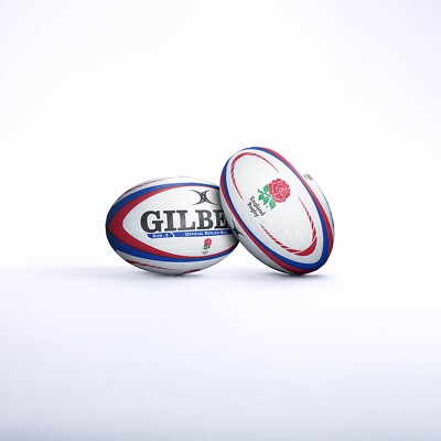 Gilbert offizieller England Replik Rugbyball Größe 4 & 5 - kostenloser Versand