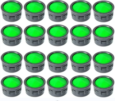 MARKENLOS 20x Perlator Strahlregler M24 Wasserhahn Sieb Einsatz Mischdüse Perlatoren ABS