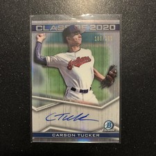 2020 Bowman Chrome Carson Tucker Class of 2020 RC Auto /250