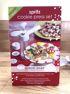 Spritz cookie press by ~ Nordic Ware International