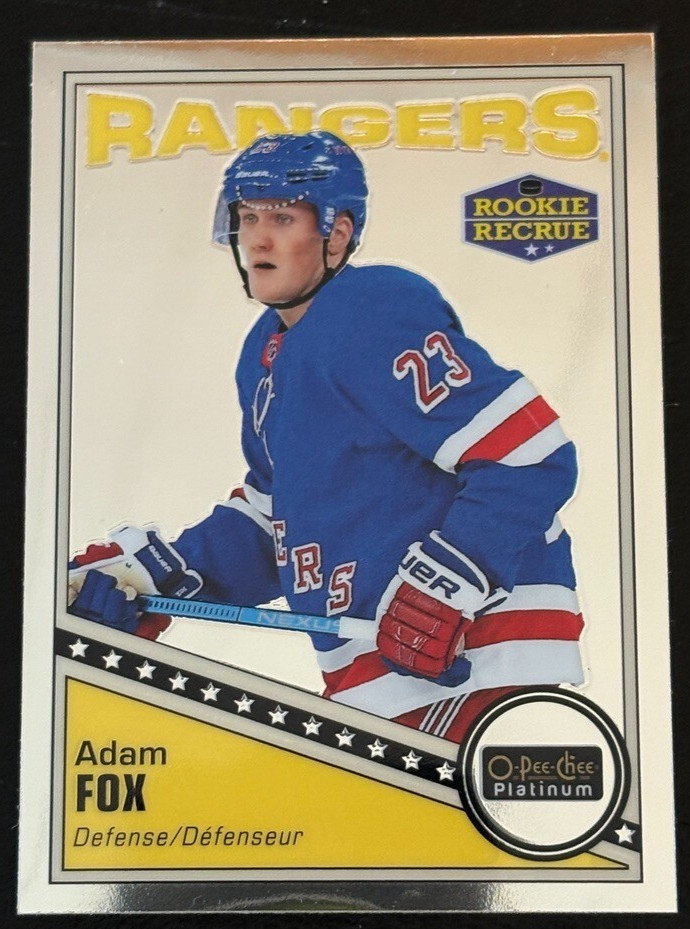 Adam Fox #R-73 2019-20 O-Pee-Chee Platinum Hockey Retro