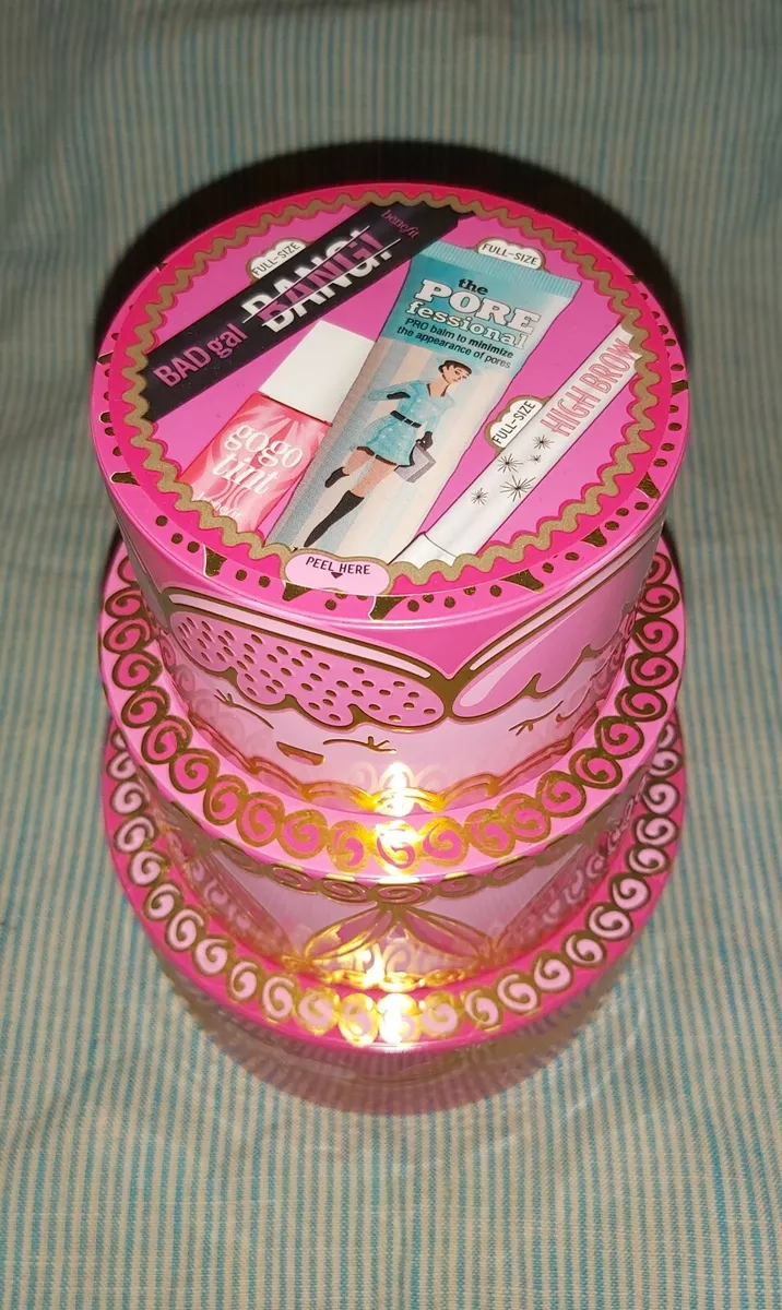 Benefit cheap tin set