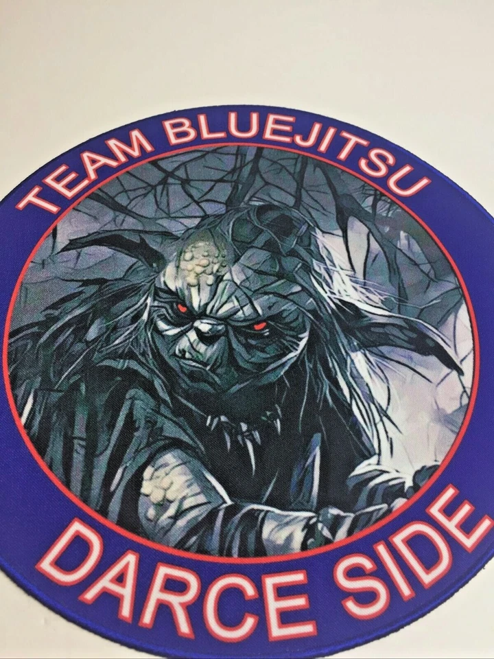 BIG Jiu Jitsu Patch “ Team Blue Jitsu “ DARCE SIDE” Jedi Warrior. 9" Blue Patch - Image 3 of 4