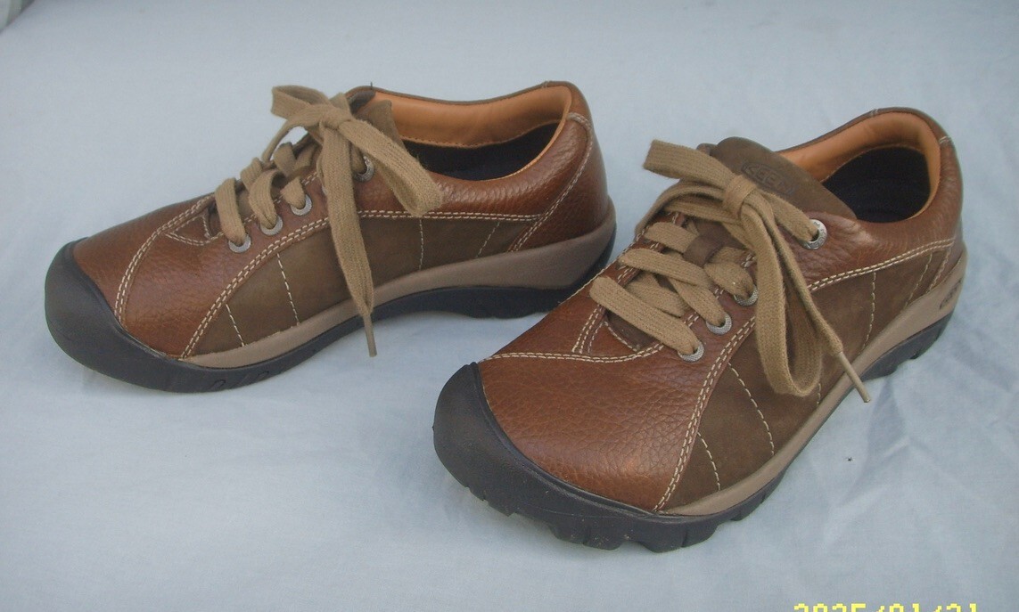 SCARPE DA TREKKING DONNA KEEN PRESIDIO TAGLIA 7 5 PELLE MARRONE