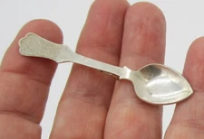  Estate Vintage Wonderful Unique SAFRAN Chefs Spoon Sterling Silver Pin Brooch