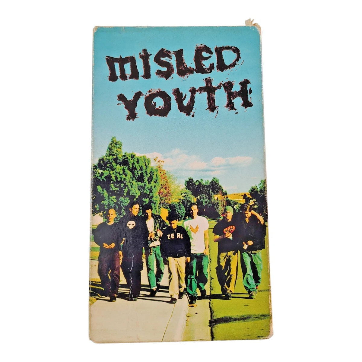 USED Zero Skateboards Misled Youth VHS 1999 Skate Video Jamie