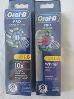 bargain bundle  reduced oral b bundle 12 pk 8x black 4x white replacement heads