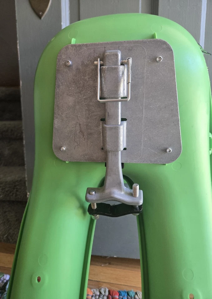 Asiento de bicicleta para niños IBert Safe-T-Seat verde lima hasta 38 libras (1-4 años) asiento de bicicleta para niños Foto 4 de 4