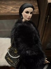 Fashion 11.5" Dolls Clothes Tops Fur Coat Bag Shoes for 1/6 BJD Doll Outfit Gift
