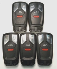 LOT OF 5 OEM AUDI SMART KEY FOB REMOTES IYZ-AK01 4 BUTTONS