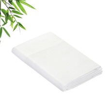 Bamboo Viscose Full Flat Sheets Only - Cooling Sheets - Organic Viscose Deriv...