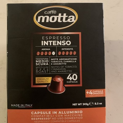 Caffè Motta Espresso Intenso 100% Arabica Coffee Capsules, Nespresso...