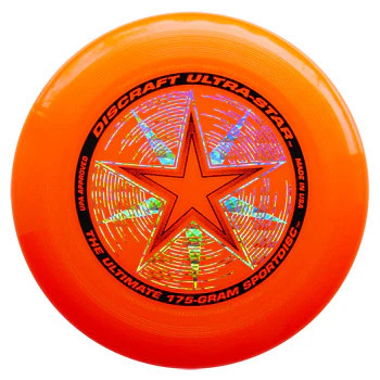 Frisbee Wurfscheibe Discraft UltraStar Orange 175 gr DCUSSO Orange 27,5 cm