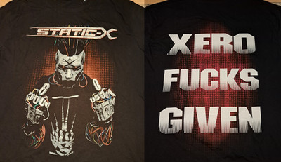 VTG Static-X Band Album Short Sleeve S-5XL T Shirt TT613