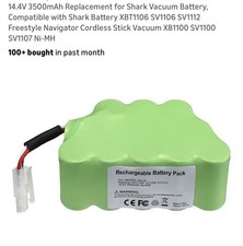14.4V 3500mAh Replacement for Shark Vacuum Battery, Compatible with Shark Bat...