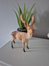 Beswick Large Deer Stag Standing Vintage Brown Gloss Model No.981